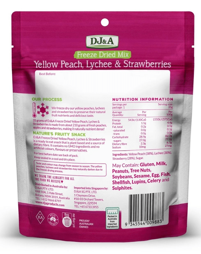 #3105 Freeze Dried Strawberries & Apple - 30g