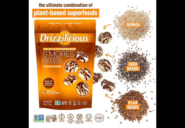 #3201 Drizzilicious S’mores Mini Rice Cake Bites